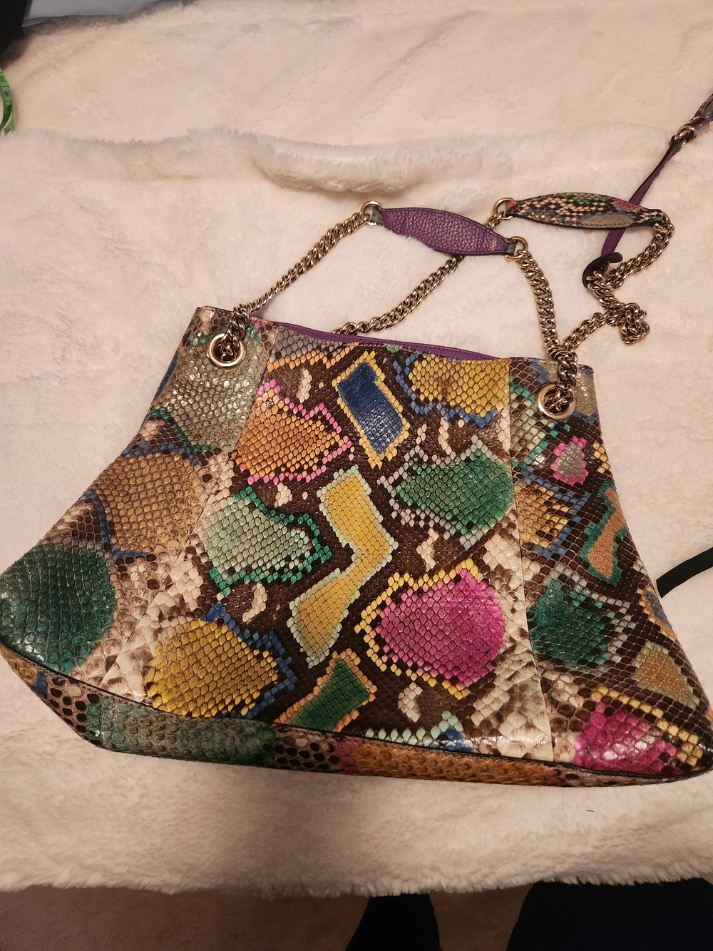 Very Rare Python Skin Gucci Soho Chain Bag - Picture 3 of 8